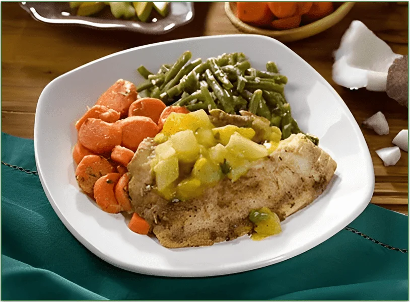 BistroMD's Jerk Spiced Tilapia with Mango Pineapple Salsa