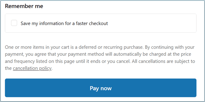 Finalizing purchase from Portland Pet Food Company