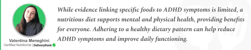 Quote from our certified nutritionist