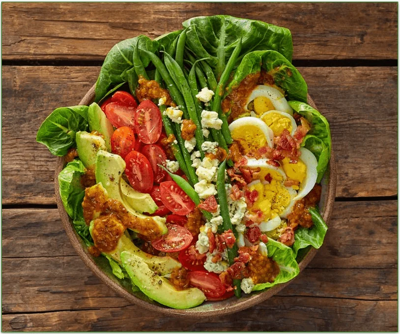 Screenshot of Gobble's Mediterranean Fattoush Salad with Green Harissa Dressing