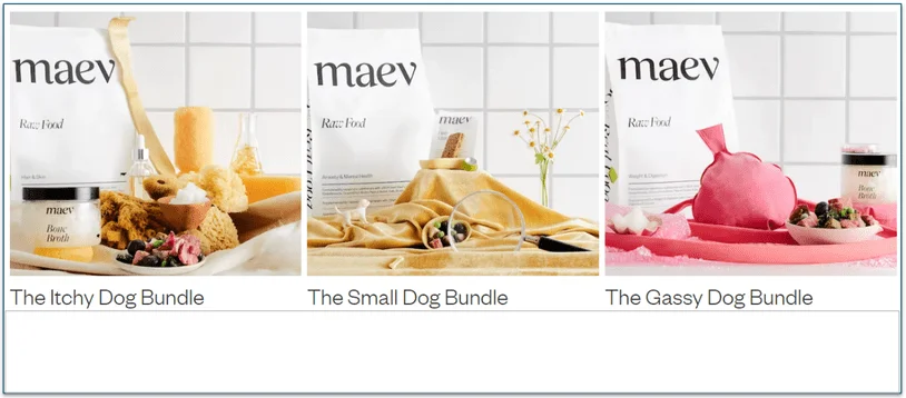 A couple of Maev Bundles