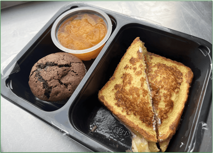 Diet-to-Go's The Kelly dish served in a microwaveable tray