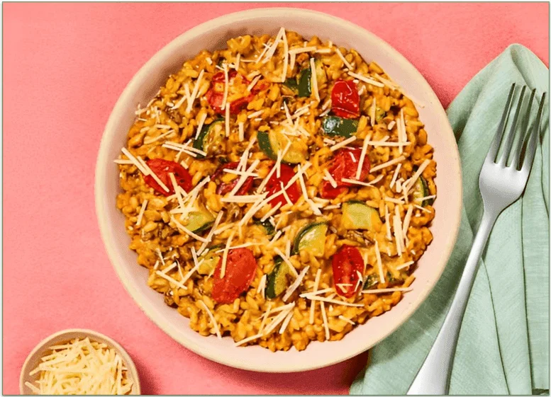 Zucchini & Sun-Dried Tomato Risotto by HelloFresh