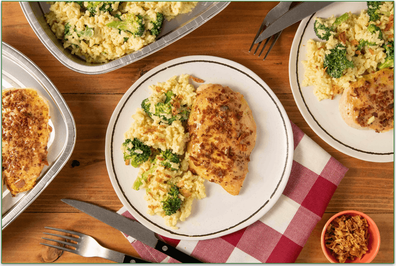 Home Chef's Baked Bacon-Mustard Chicken Cutlet