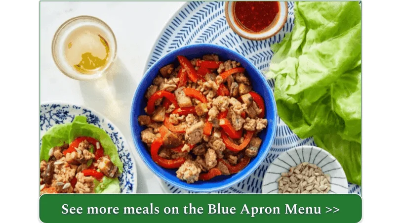 Blue Apron's Sesame-Sambal Turkey Lettuce Cups