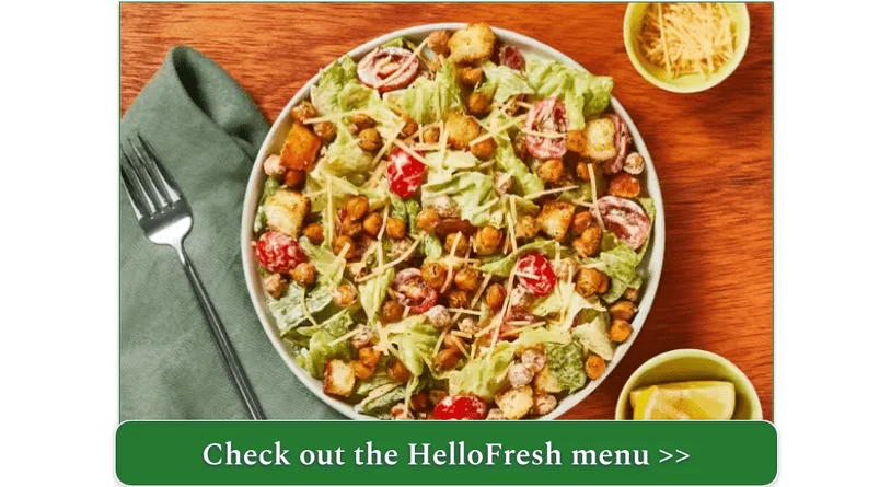 HelloFresh's Chicken & Chickpea Caesar Salad