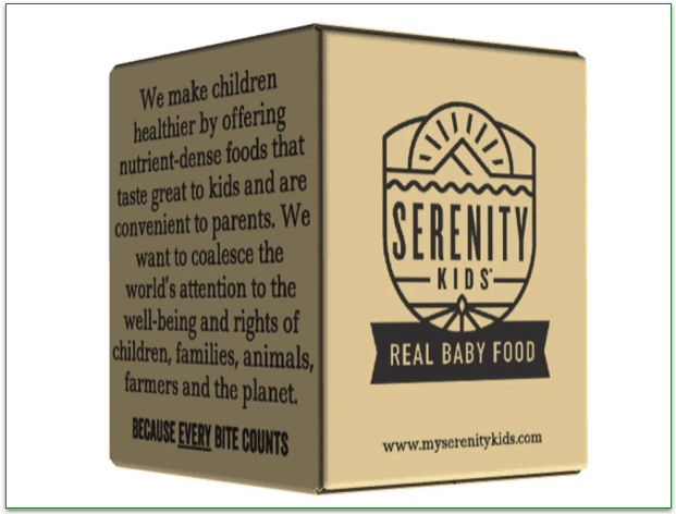 A Serenity Kids' delivery box