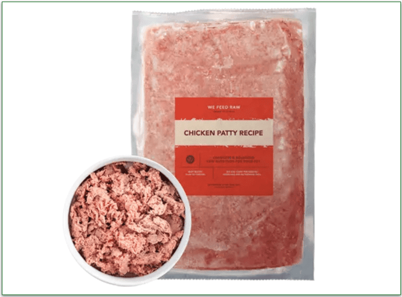 We Feed Raw's Chicken Patty Recipe