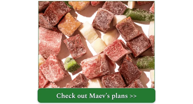 A close-up of Maev's Beef recipe