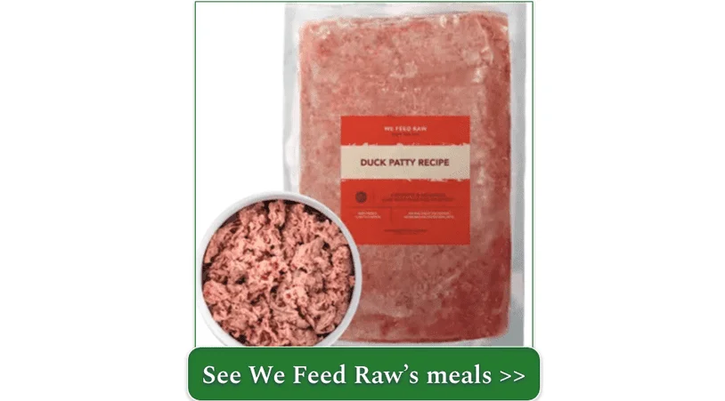 We Feed Raw's Duck Patty Recipe