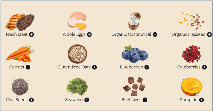 Yumwoof ingredients are human-grade and GMO-free