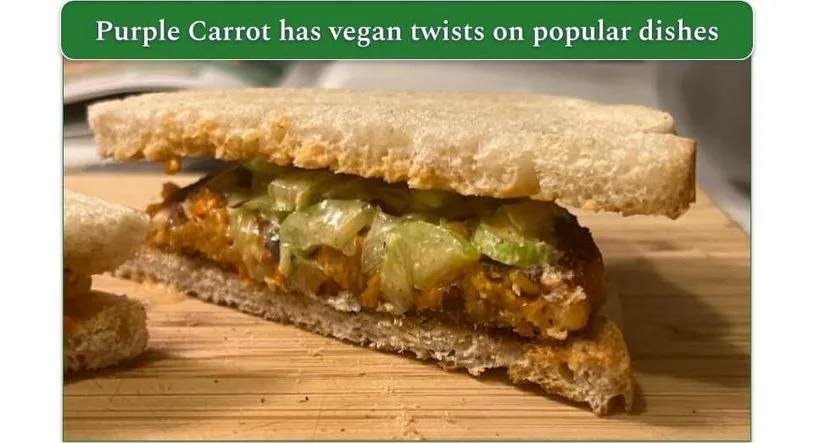 Purple Carrot's Carrot Burger