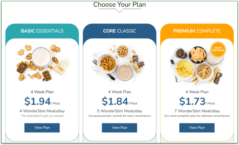 Diet Direct's diet plans