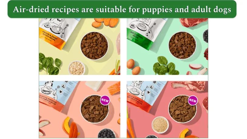 4 air-dried recipes from The Pets Table