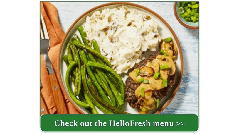 HelloFresh's meal