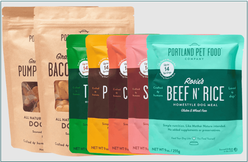 Portland Pet Food Company's Dog Variety Meal & Treat Pack