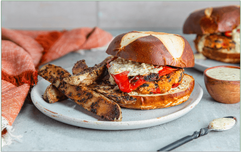 Black Bean Burger by Purple Carrot