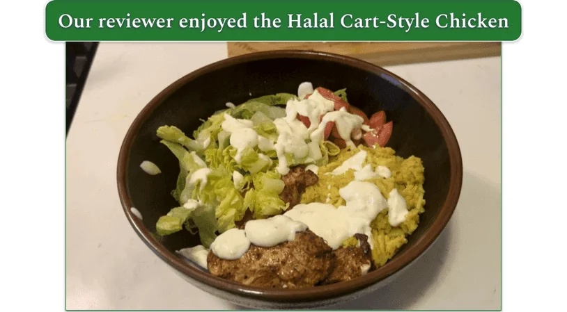 Dinnerly’s Halal Cart-Style Chicken