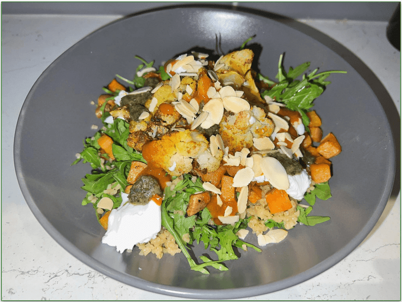 Green Chef’s Harissa and Zhoug Cauliflower