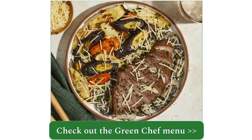 green chef menu, Ranch Steak with Truffle Sauce