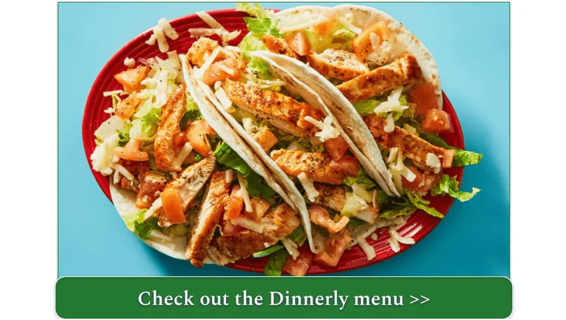 Dinnerly's Chicken Tacos with Shredded Cheddar & Fresh Tomato Salsa