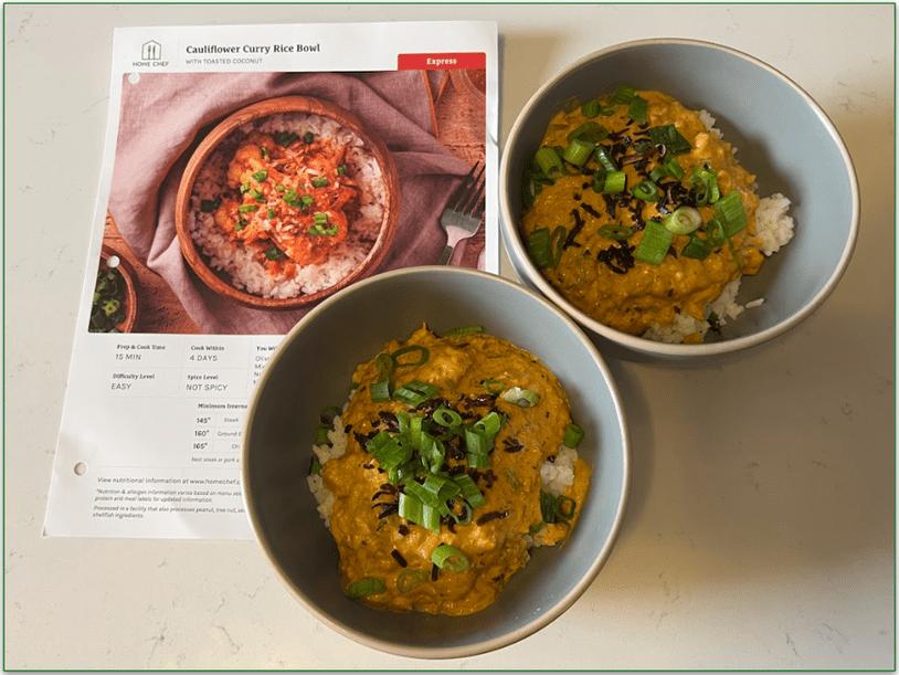 Image of 2 mobile screens showing Factor's app. One displays Factor's delivery and the other shows the nutrition details for a dish