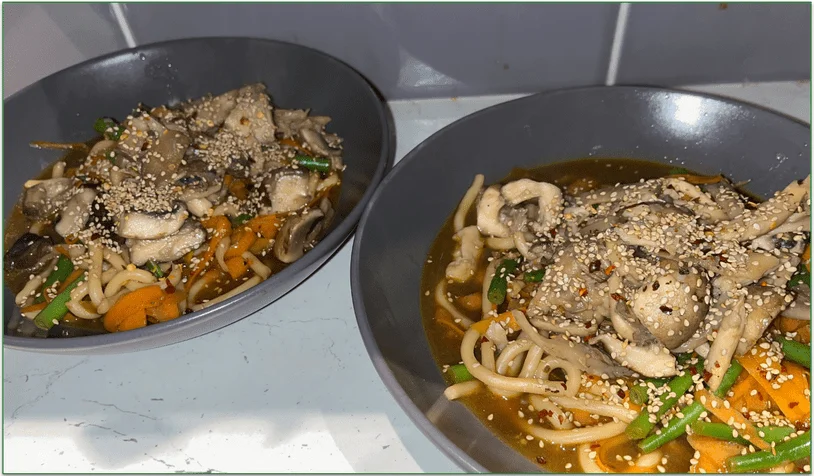 Green Chef's Miso Mushroom and Udon Noodle Soup