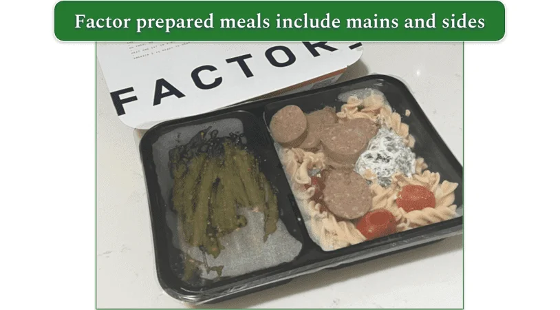 Factor’s Sausage and Creamy Spinach Fusilli