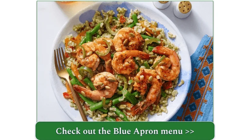 Blue Apron's Sweet & Spicy Shrimp