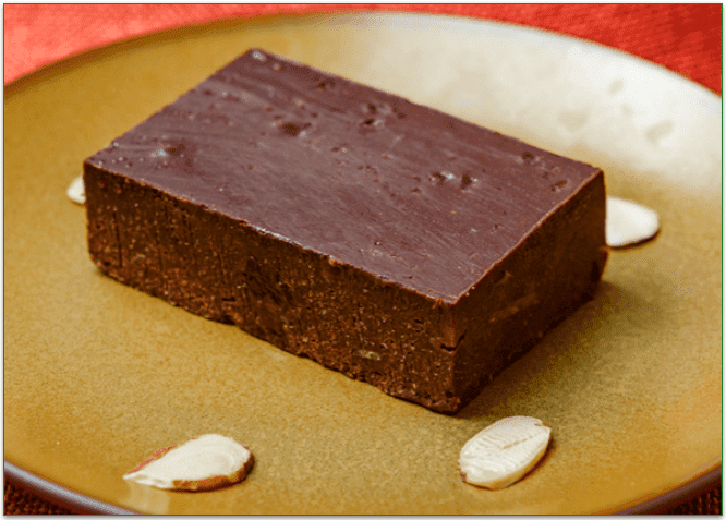 Thistle's Almond Cherry Moringa Fudge snack