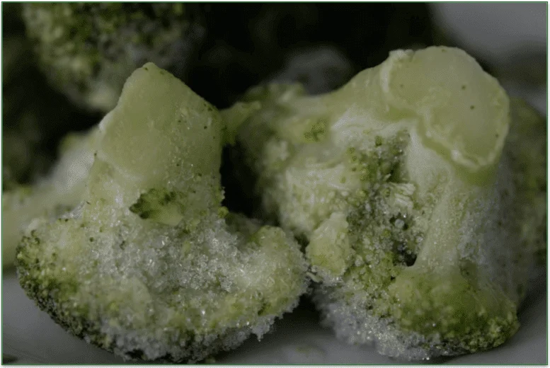 Frozen broccoli florets