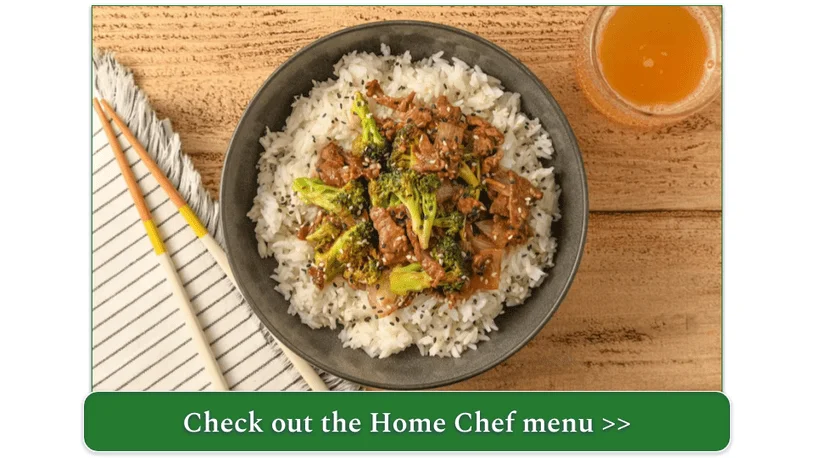 Home Chef's Steak Strip and Broccoli Stir-Fry with Jasmine Rice