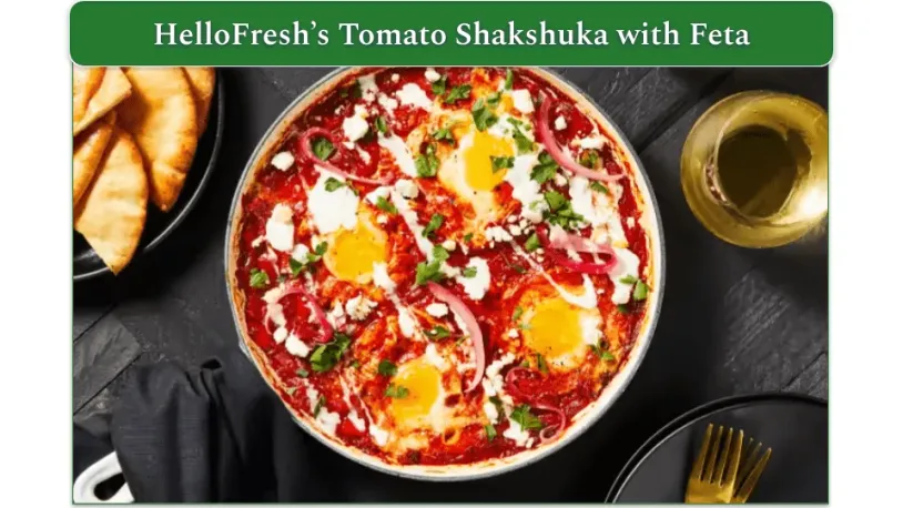 HelloFresh's Tomato Shakshuka with Feta