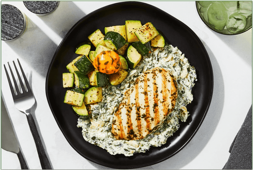 Artichoke & Spinach Chicken from Factor