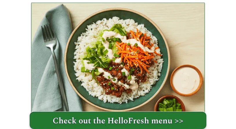 HelloFresh's Pork Bulgogi Bowls is a 20 minute dinner recipe