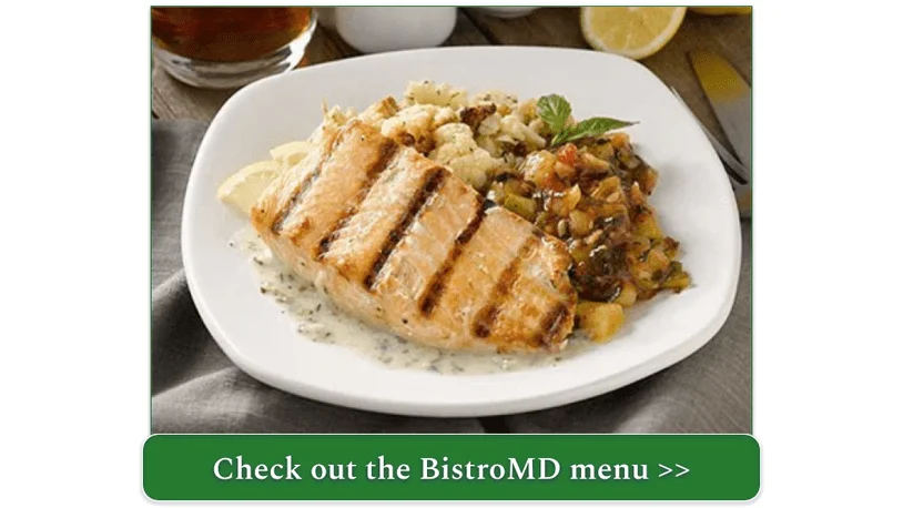 BistroMD's Grilled Salmon with Creamy Pesto