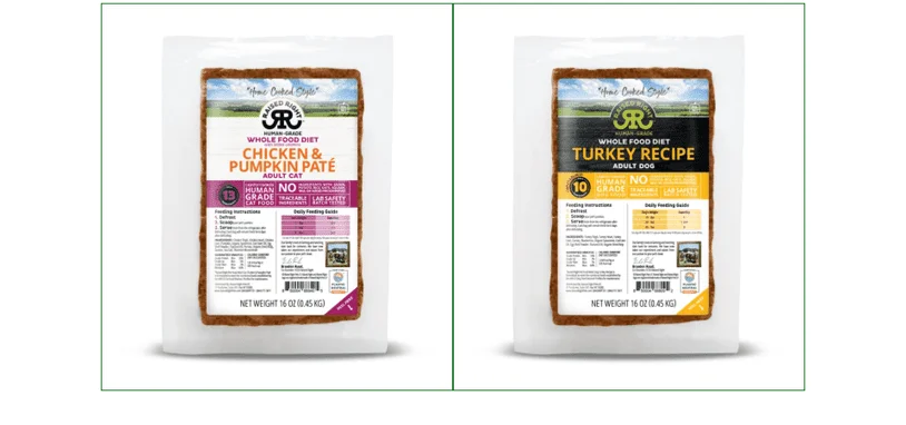 Raised Right has food for both cats and dogs