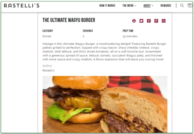  Rastelli's ultimate wagyu burger recipe