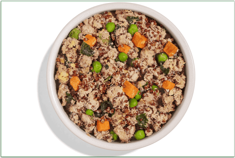 Spot & Tango's Turkey + Red Quinoa recipe in a bowl