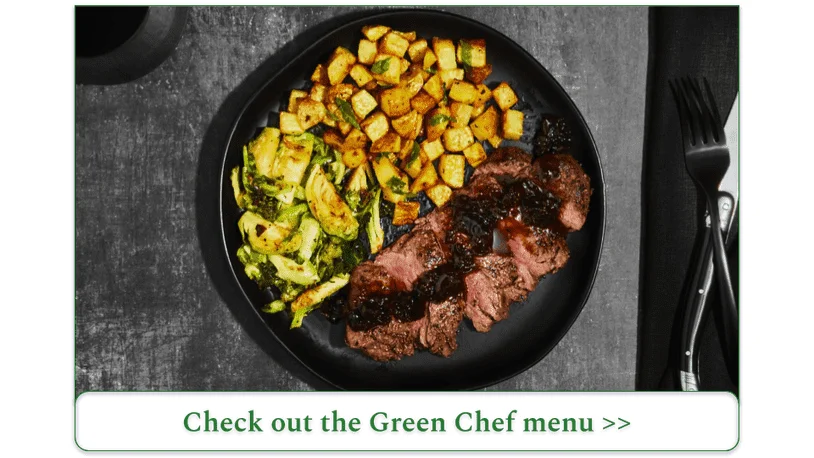 Green Chef's  Beef Tenderloin with Cherry Balsamic Sauce