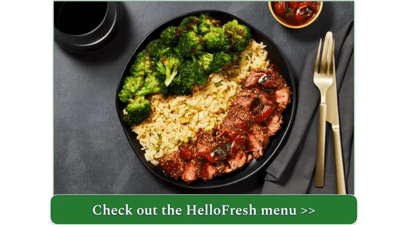 HelloFresh's Sesame Chili Beef Tenderloin