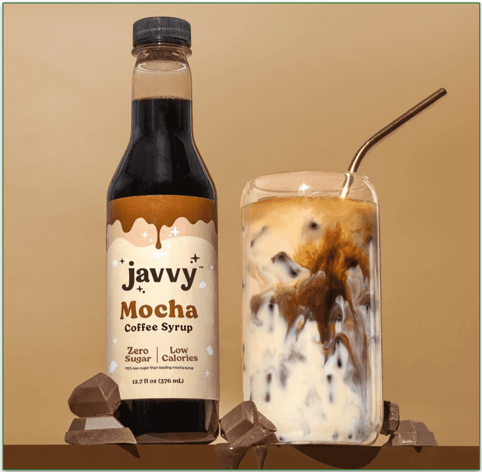 Javvy syrups are low-calorie coffee extras
