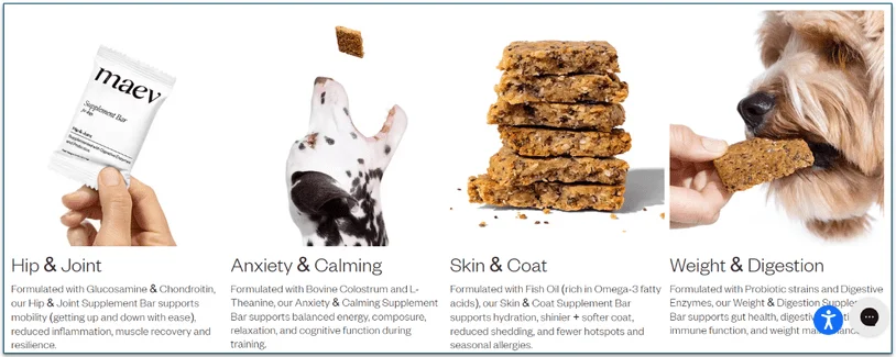 Maev's supplement bars