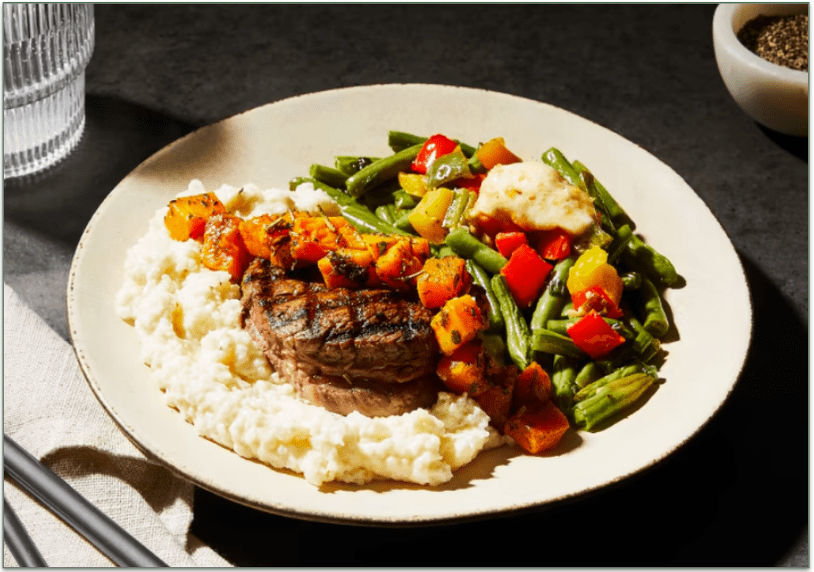 Factor's Filet Mignon & Goat Cheese Grits