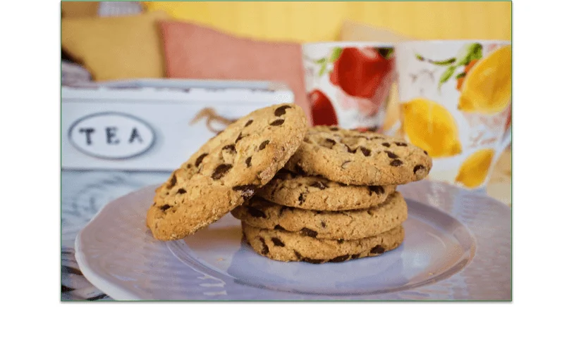 Gluten free cookies on a plate