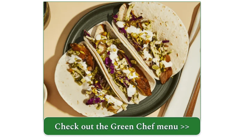 Green Chef's Turkish-Spiced Chicken Tacos
