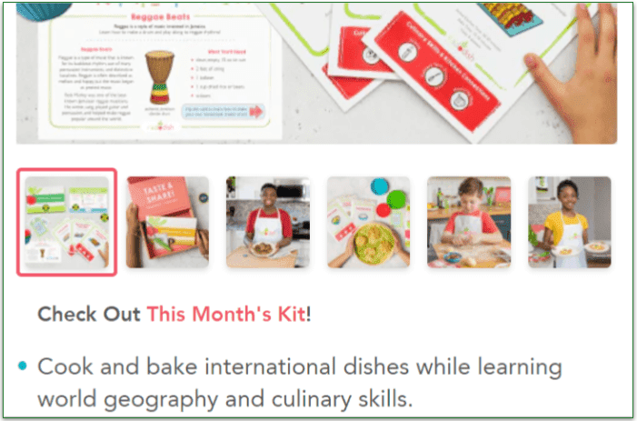 Details of Raddish Kids' Global Eats Club