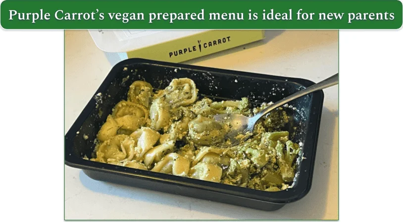 Purple Carrot’s Portobello Tortelloni