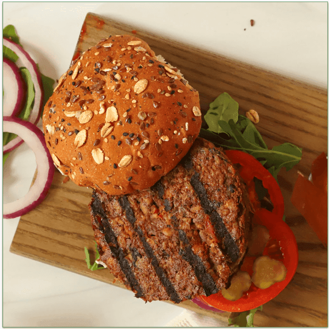 The High Protein Burger from MamaSezz