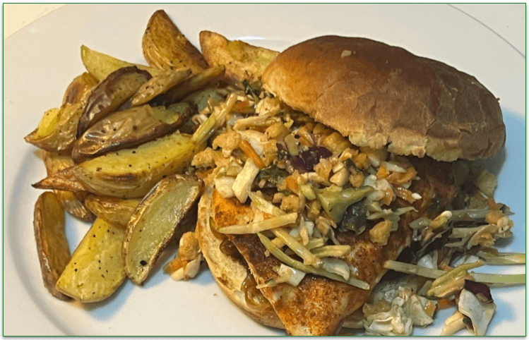 everyplate's bbq chicken sandwiches